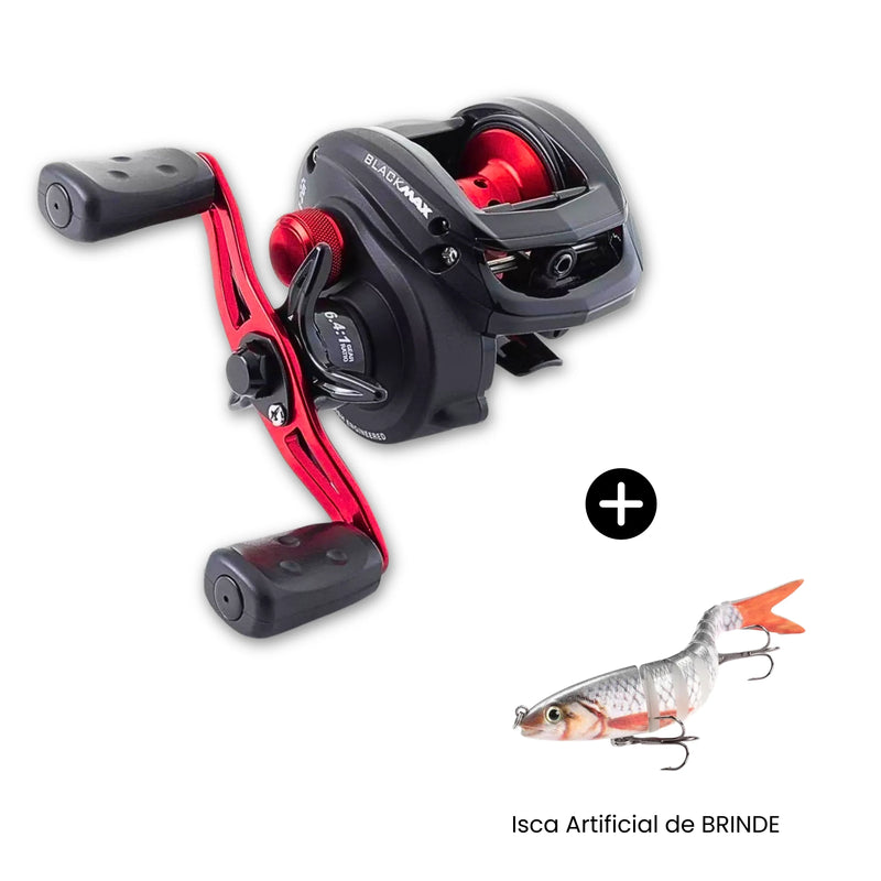 Carretilha Abu Garcia BLACK MAX3  ANTI-CABELEIRA + BRINDE ESPECIAL