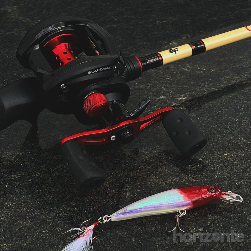 Carretilha Abu Garcia BLACK MAX3  ANTI-CABELEIRA + BRINDE ESPECIAL