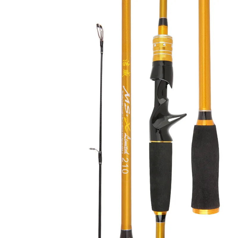 Vara Ghotda Ms-x Carbono Ultraleve - 2p - 1.8m - 8 a 18 Lbs - ação rápida - Carretilha