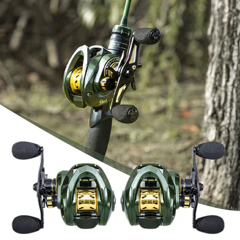 Carretilha de Pesca Profissional 9K de Drag 14 Rolamentos Titan Pro