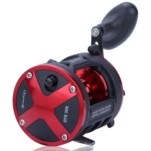 Carretilha de Pesca Perfil Alto 25kg Max Drag 3+1 Rolamentos Sougayilang