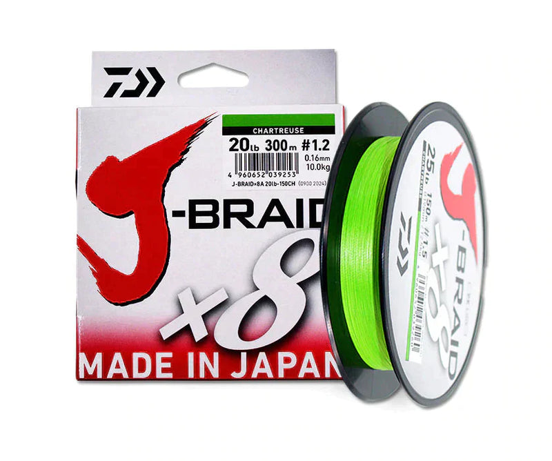 Linha de Pesca Multifilamento DAIWA J-Braid X8 300m