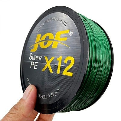 Linha JOF Multifilamento X12 Fios Trançados 300m