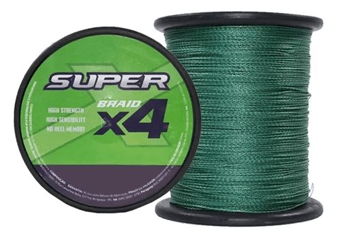 Linha Multifilamento Marine  X4 Super Braid 0.30 mm 40 lbs