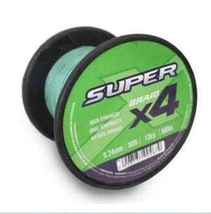 Linha Multifilamento Marine  X4 Super Braid 0.30 mm 40 lbs